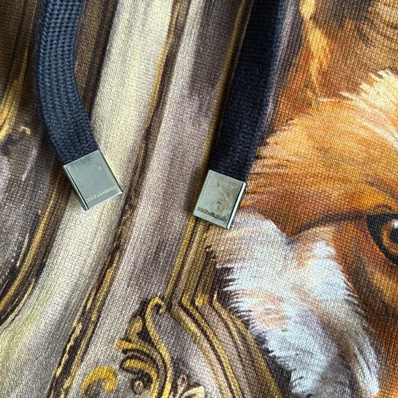 Dolce & Gabbana Fox Sweatshirt ( Hoodie ) For Men - Picture 4 of 13